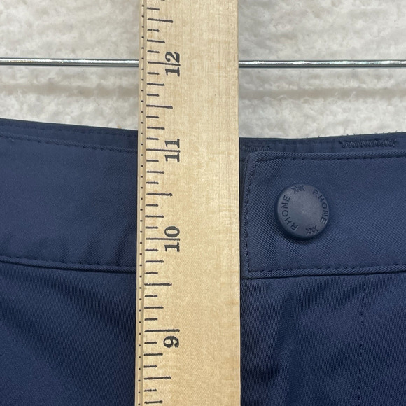 Rhone Commuter Shorts Mens 34 Blue Chino Performance Preppy Golf Stretch Casual - Picture 11 of 13